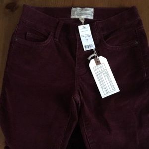 Current/Elliott "The Stiletto" Skinny Cords